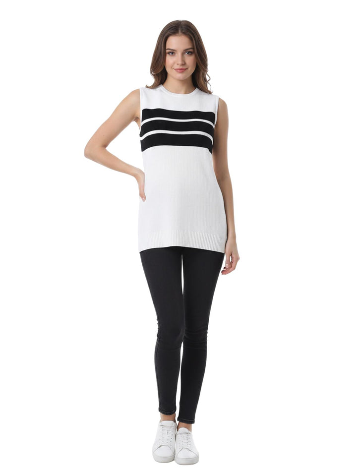 Striped Sleeveless Top