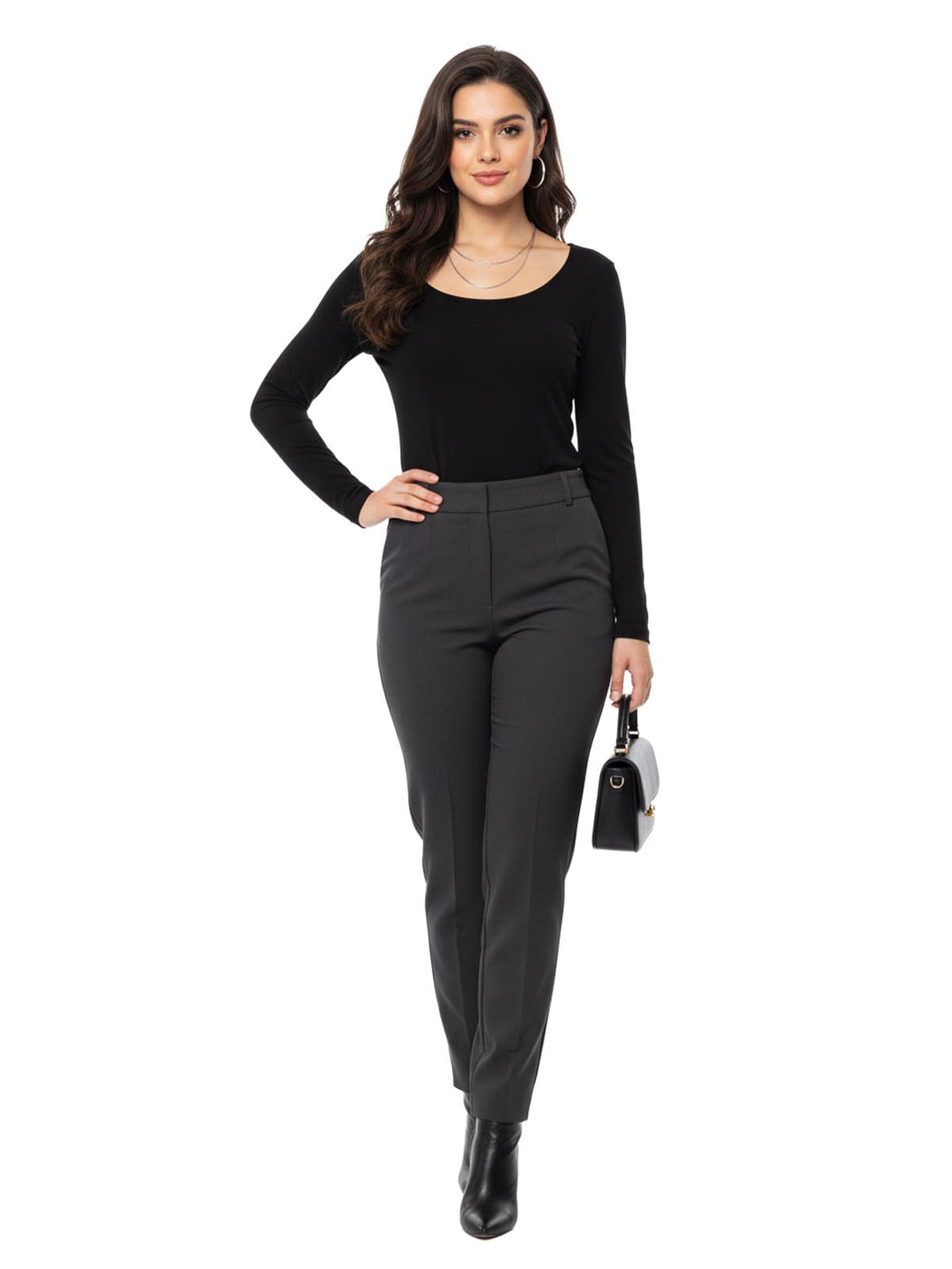 Black Long Sleeve Top
