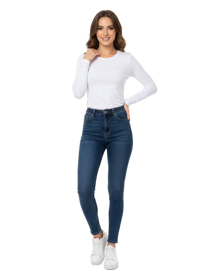 White Long Sleeve Top