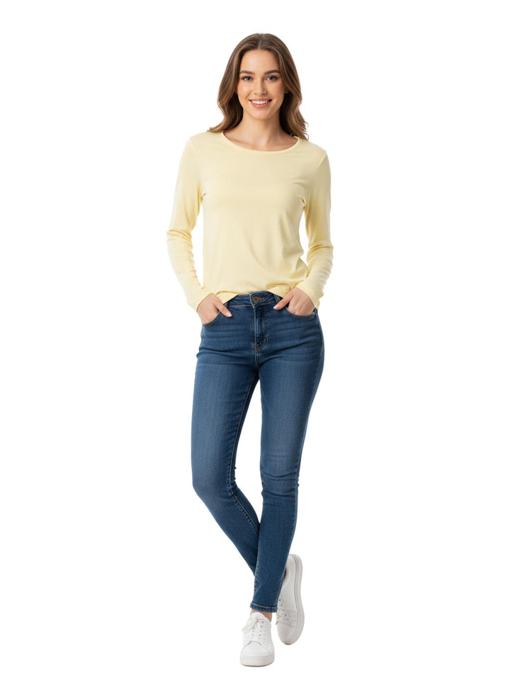 Yellow Long Sleeve Top