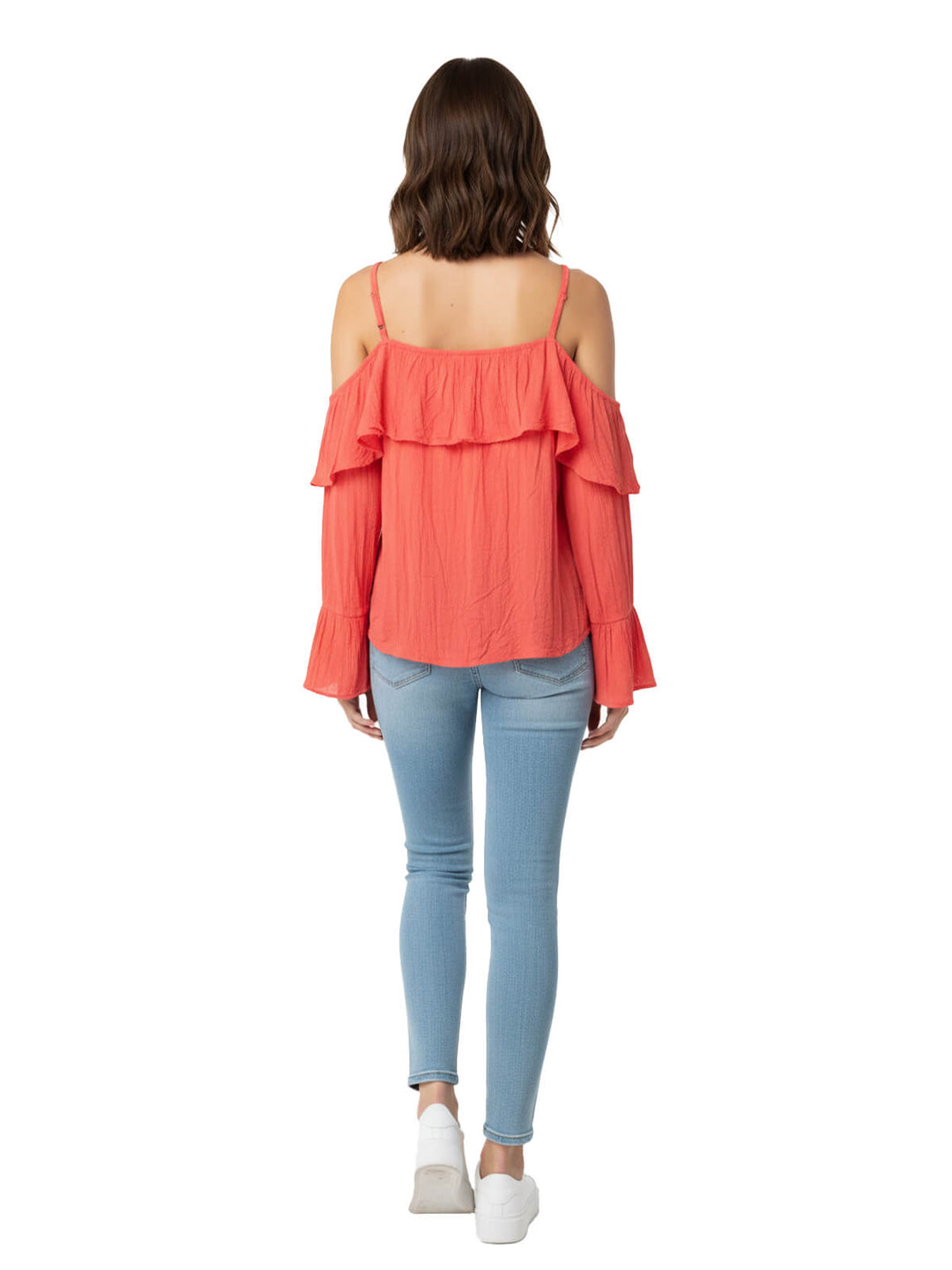 INC Off-the-Shoulder Ruffle Blouse