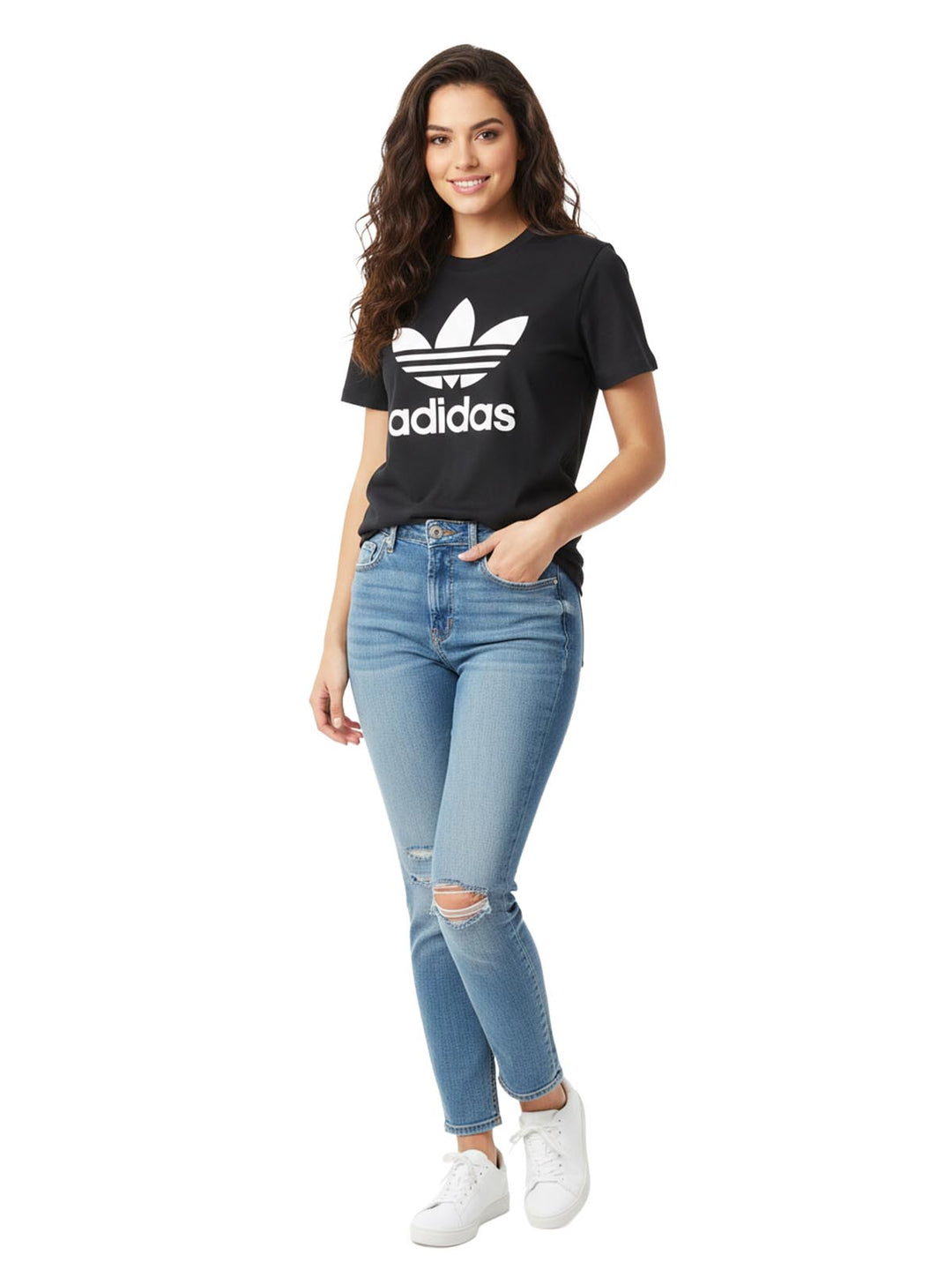 Adidas Trefoil Tee Womens Style : Cv9888