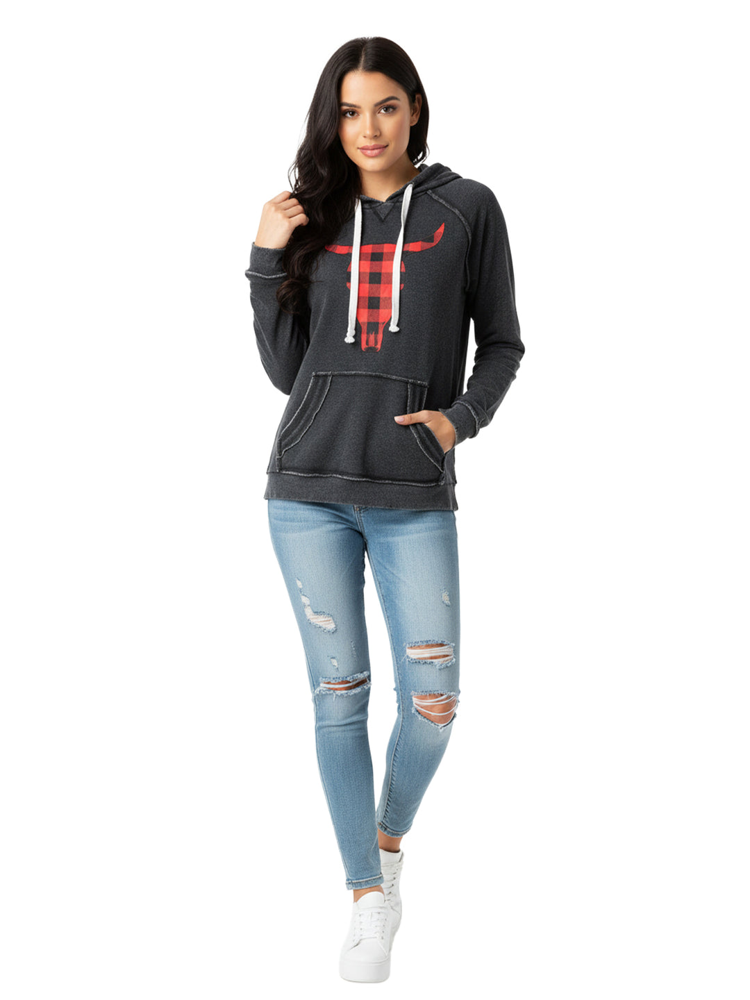 Almost Famous Women's Graphic Pullover Hoodie