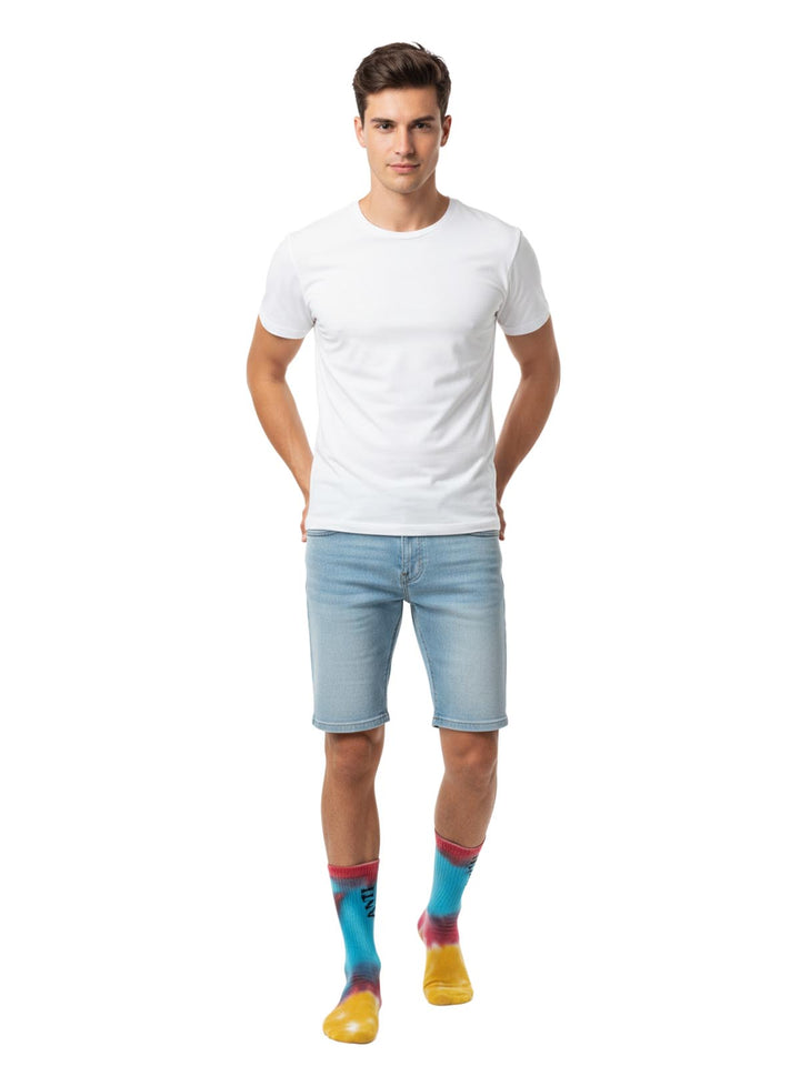 Anti Social Social Club Melted Hearts Socks Rainbow