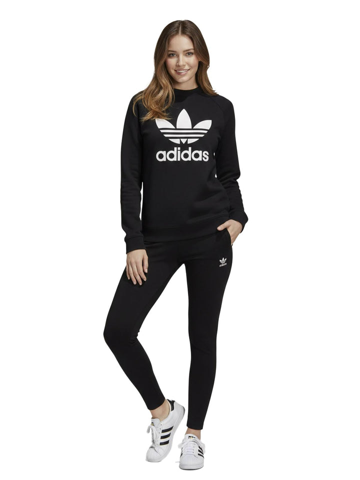 adidas Trifoil Crewneck Sweatshirt Black/White