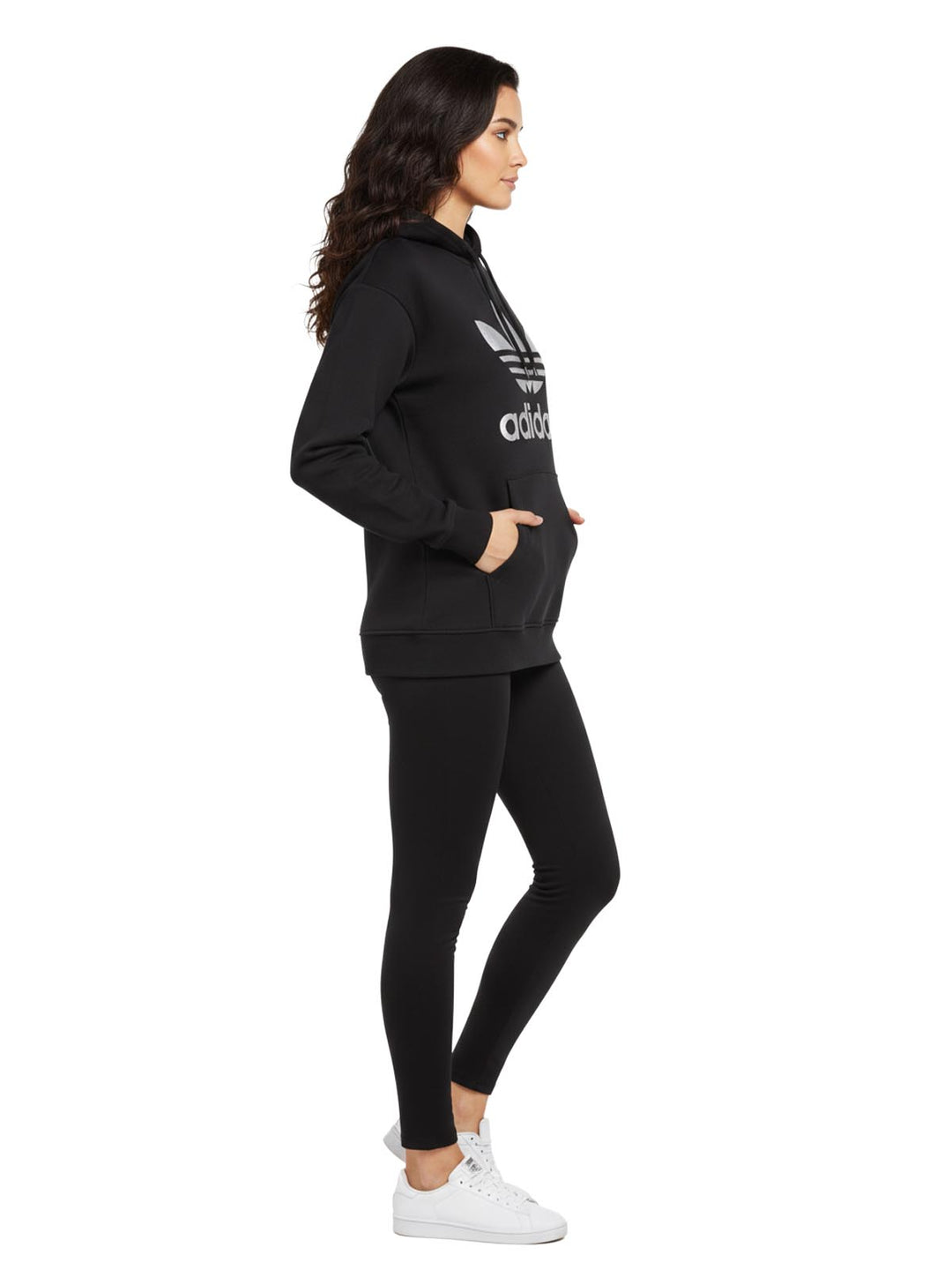 Adidas Trefoil Hoodie Womens Style : Fm3307