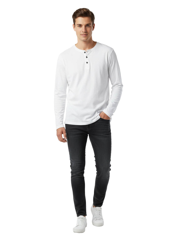 Weatherproof Vintage Men's Long Sleeve Henley