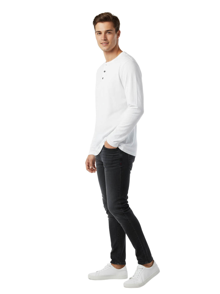 Weatherproof Vintage Men's Long Sleeve Henley