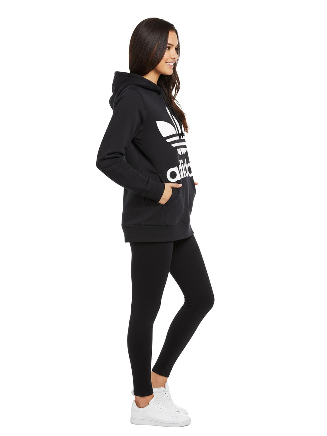 Adidas Trefoil Hoodie Womens Style : Ce2408
