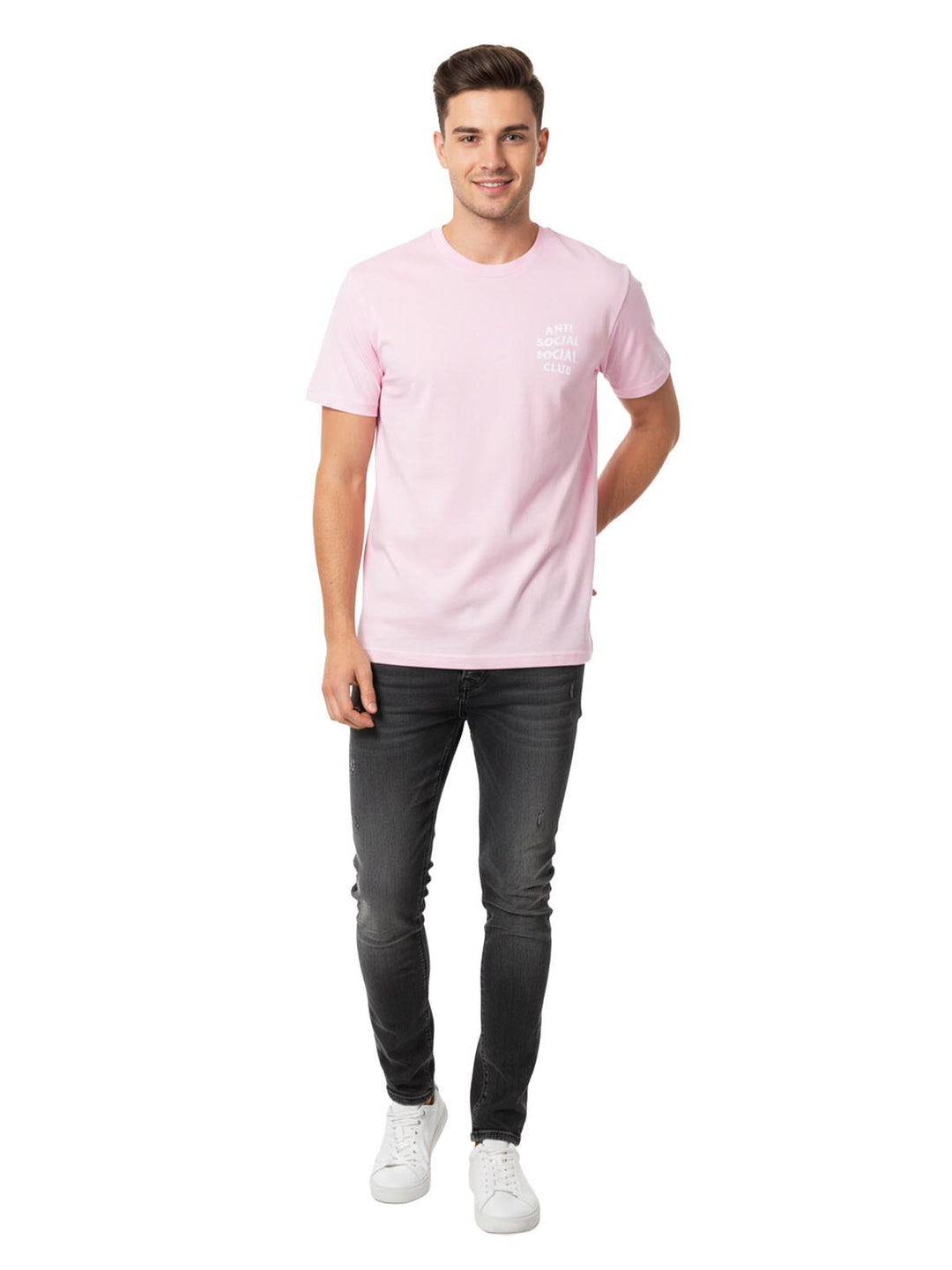 Anti Social Social Club Catchem "A" Tee (FW19) Pink
