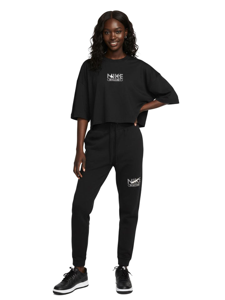 Nike Sportswear Swoosh Cropped Short-sleeve Top Womens Style : Dr5624