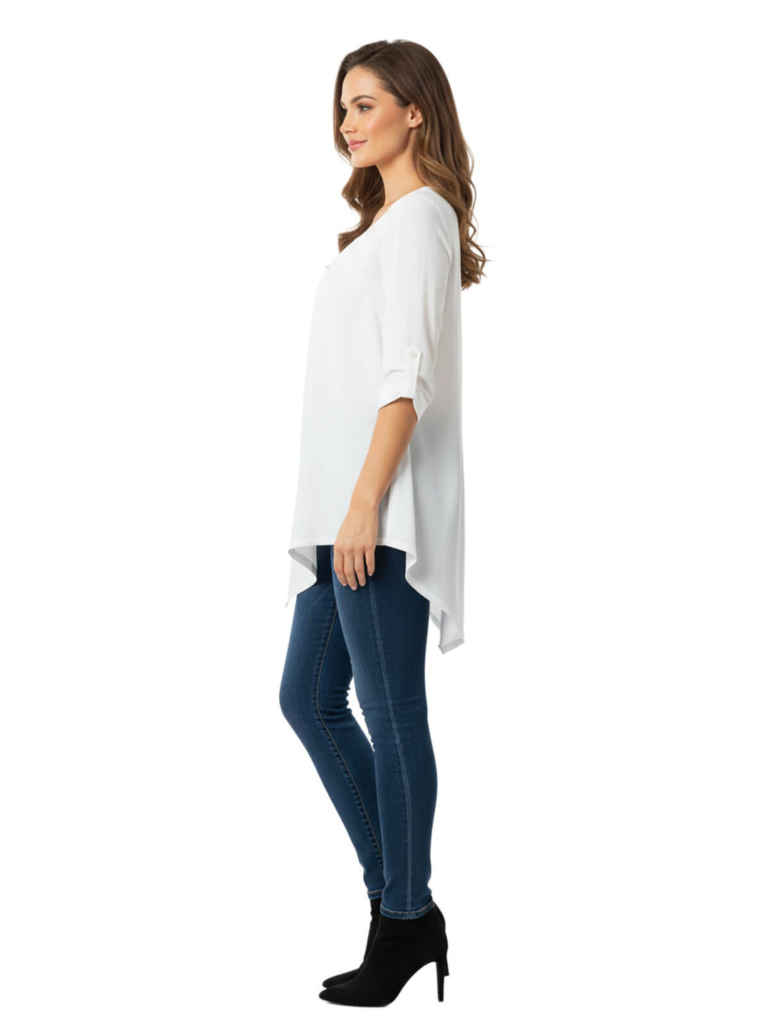 NY Collection 3/4 Sleeve Tunic Top