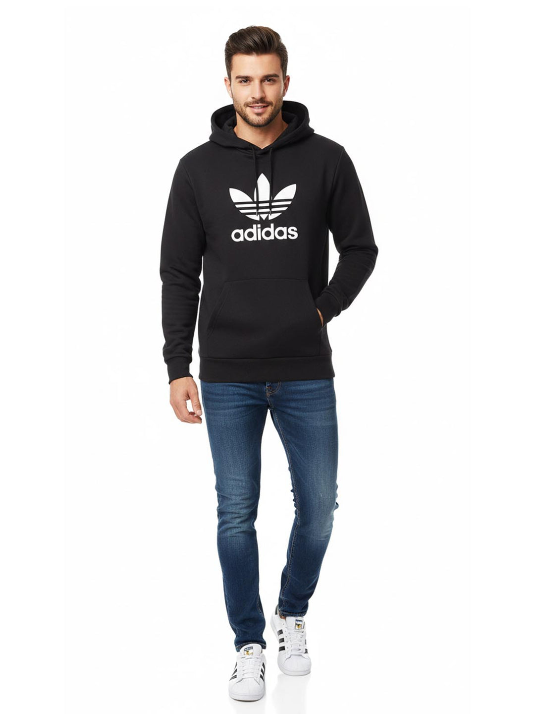 Adidas Trefoil Hoodie Mens Style : Cw1240