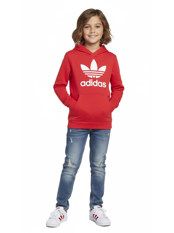 Adidas Trefoil Hoodie Big Kids Style : Ij7201
