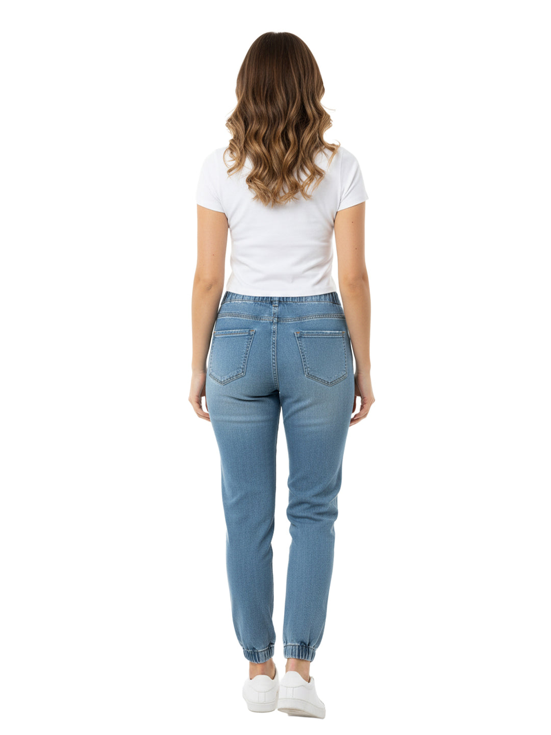 Blue Denim Jogger Jeans
