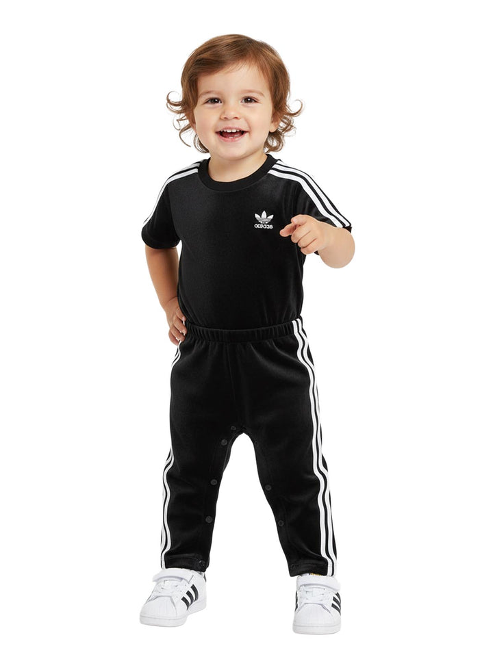 Adidas Infant Velour Jumpsuit Toddlers Style : Bq4446