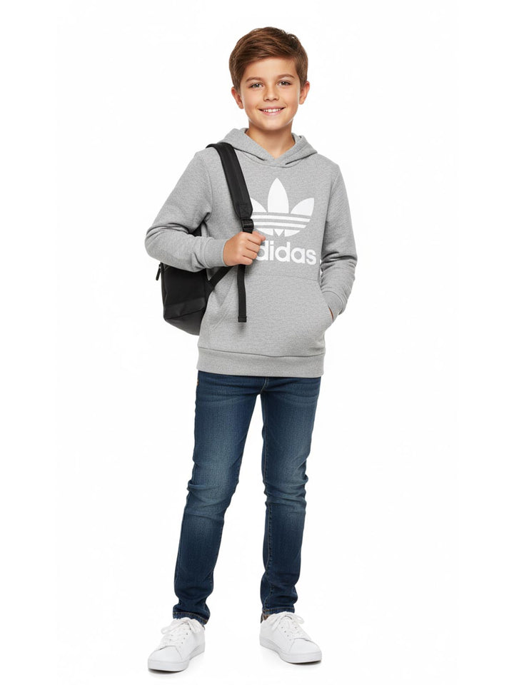 Adidas Trefoil Hoodie Big Kids Style : Ge1979