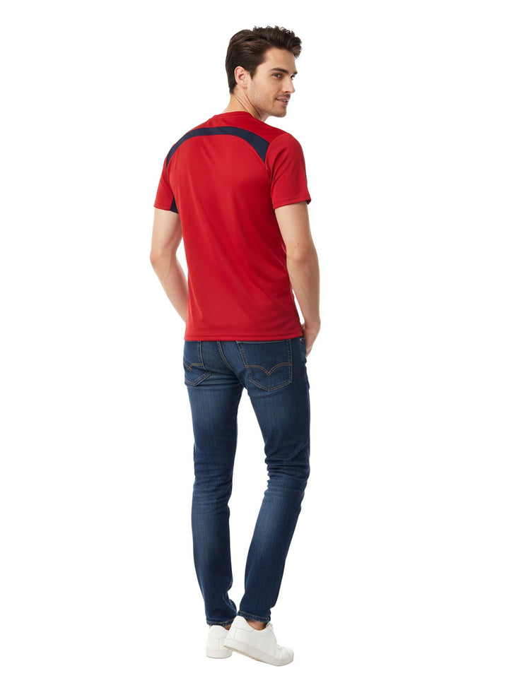 Alleson Two Button Short Sleeves Custom Baseball Jersey Mens Style : 506HC