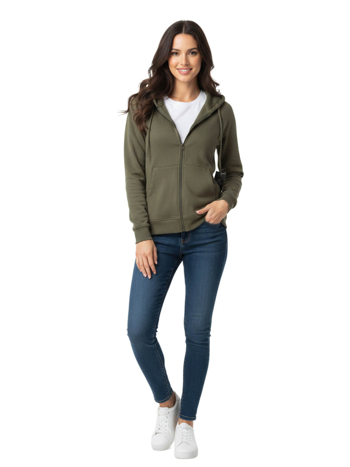 90 Degree by Reflex Full-Zip Fleece Hoodie