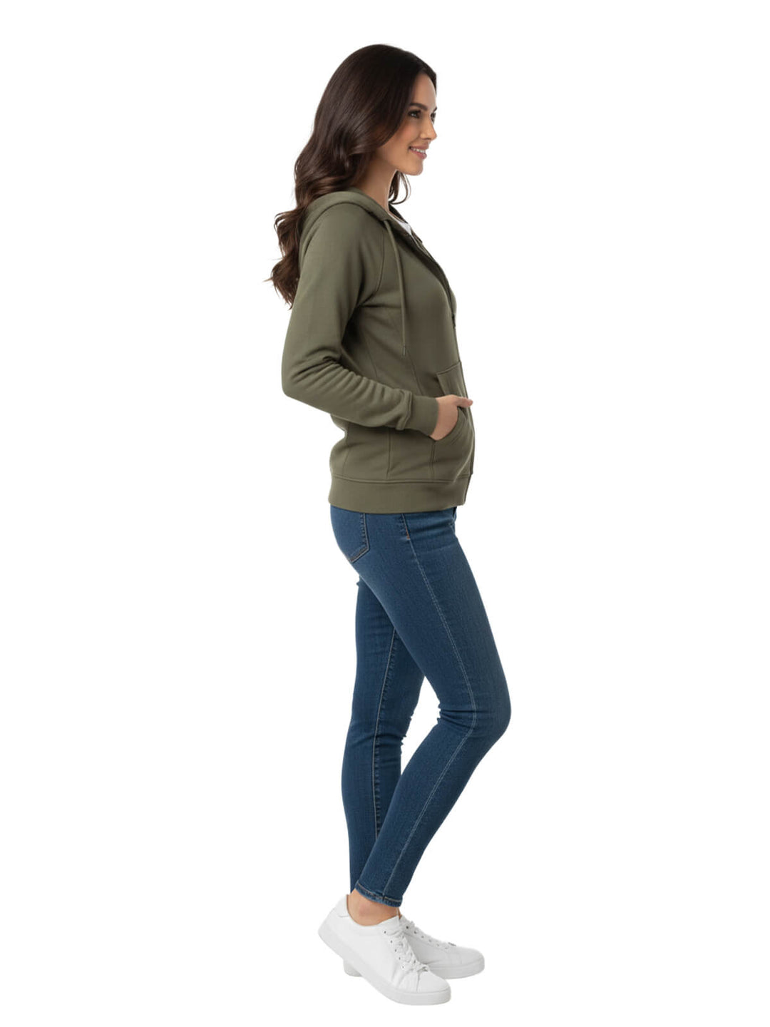 90 Degree by Reflex Full-Zip Fleece Hoodie