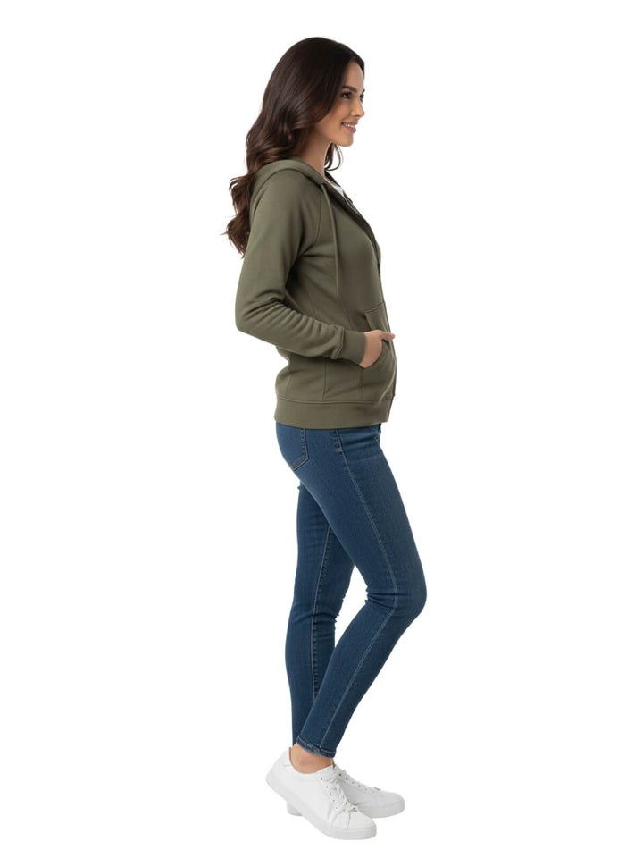 90 Degree by Reflex Full-Zip Fleece Hoodie
