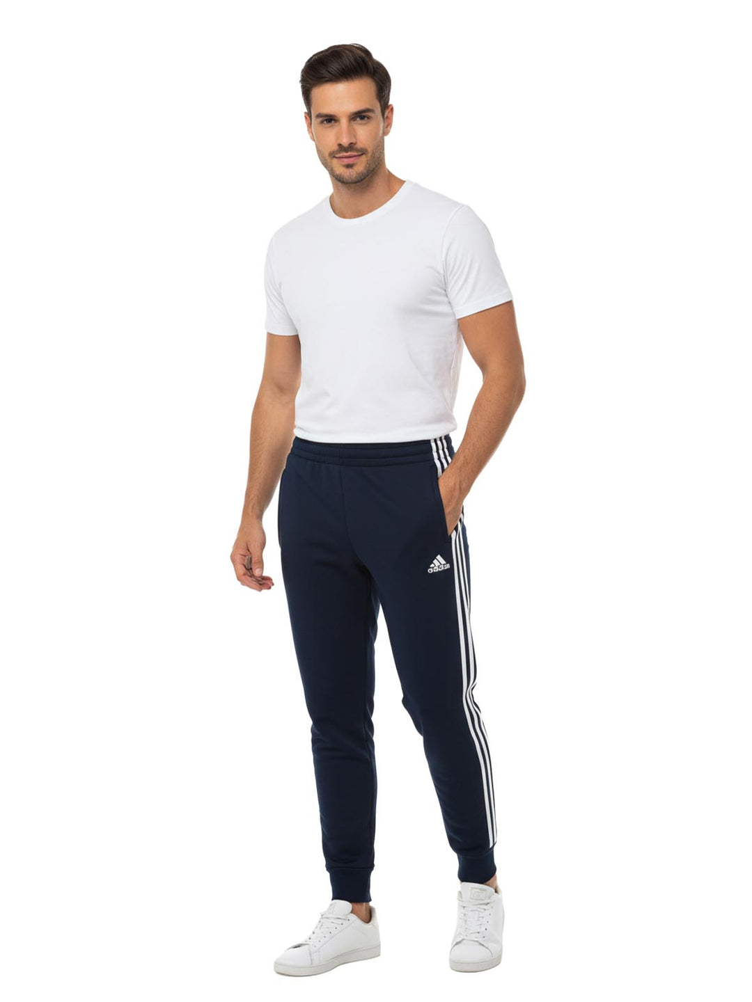 Adidas Slim 3-stripes Sweat Pants Mens Style : M36799