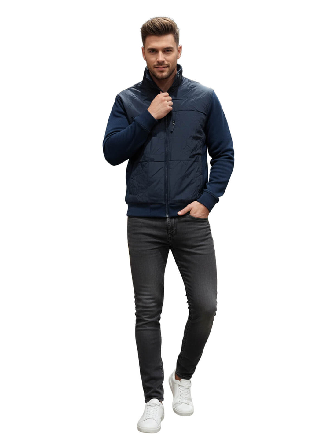 Blue Padded Activewear Jacket