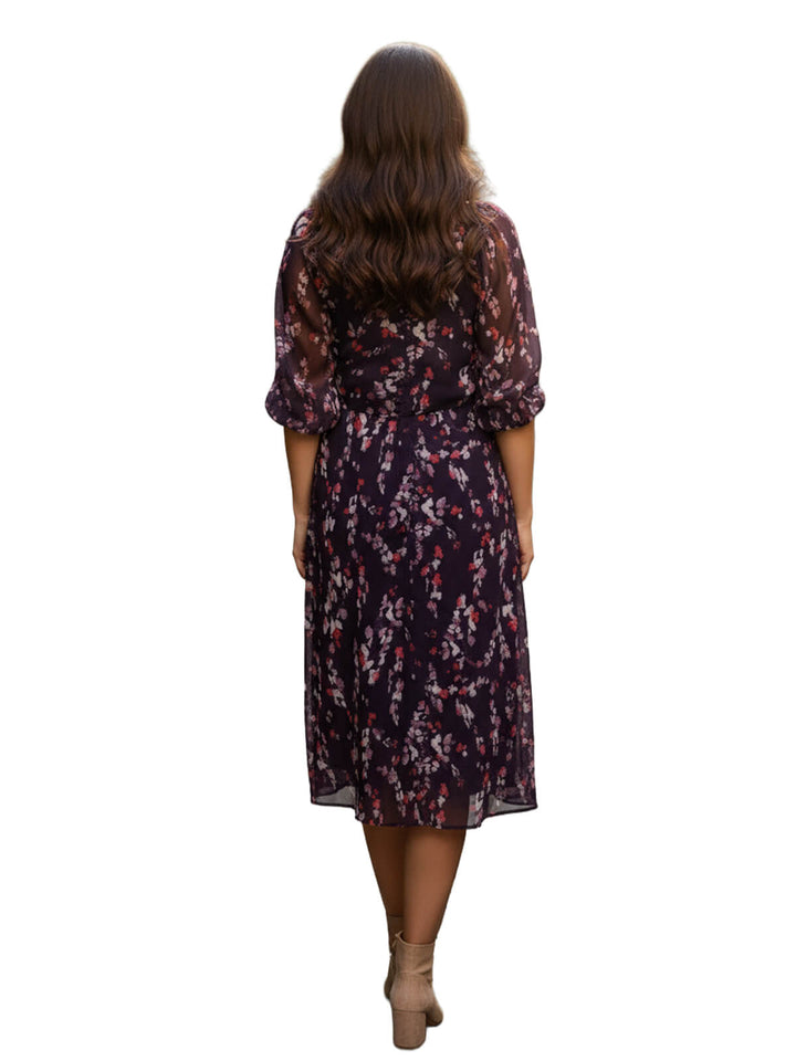 Alfani Women's Purple Printed Dress