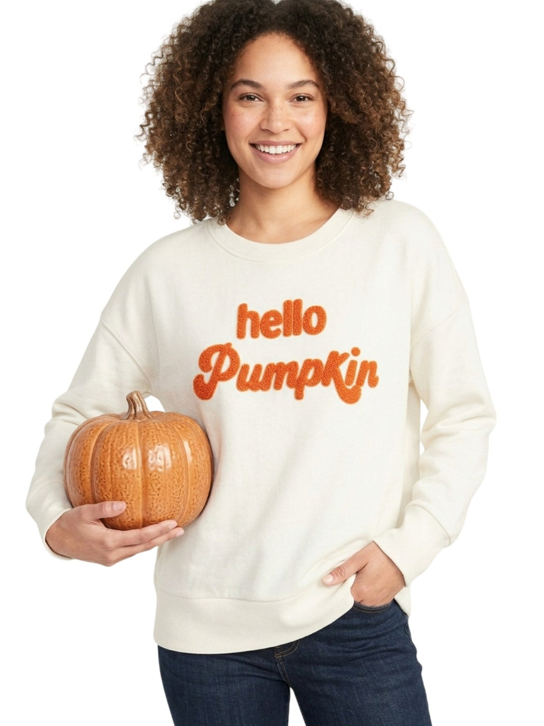 Well Worn 'Hello Pumpkin' Pullover Sweatshirt