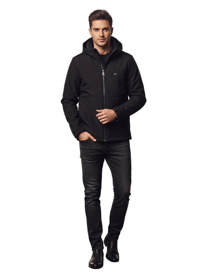 Tommy Hilfiger Men's Softshell Hooded Jacket