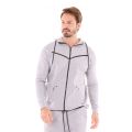 G WEST MENS ENGINEERED FLEECE  ZIPPER HOODIE - GWZHD027