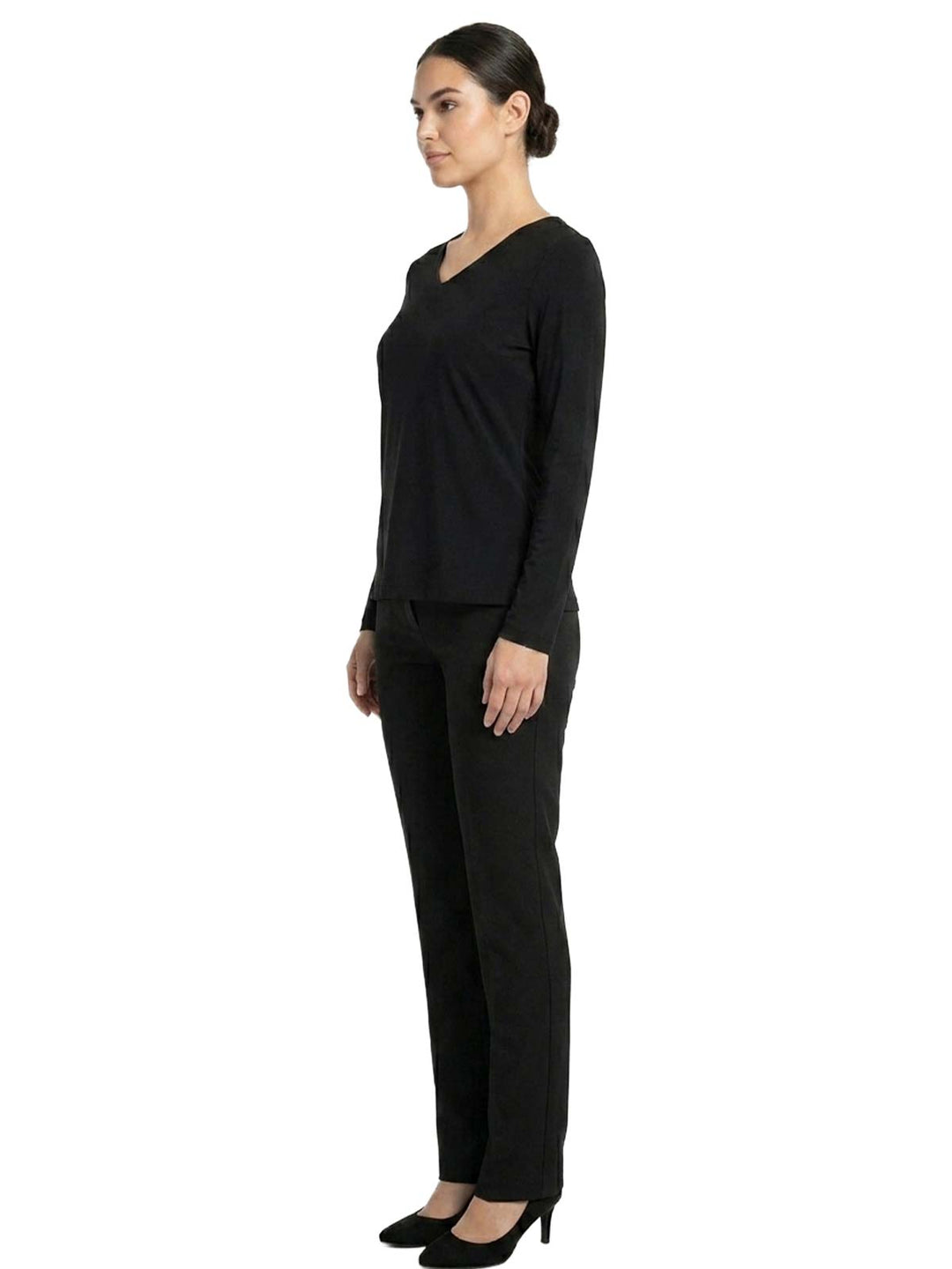 Elegant Black Long Sleeve Top