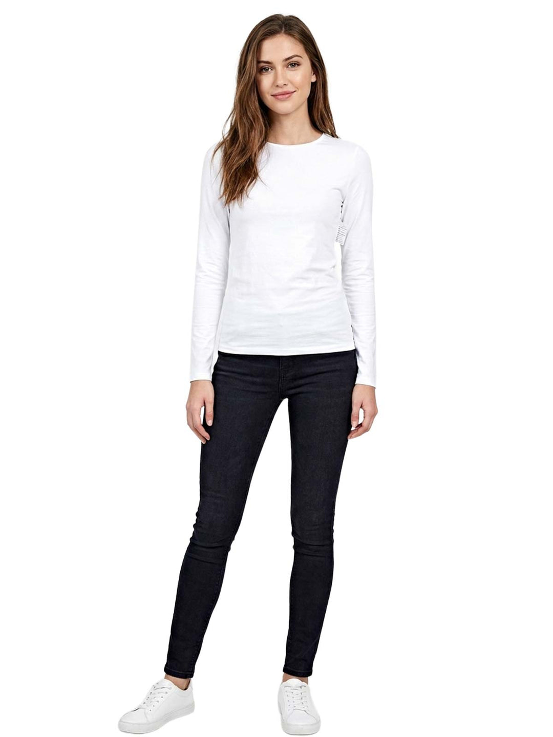 Elegant White Long Sleeve Top